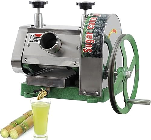 Miniatura 7 de Máquina exprimidora de caña de azúcar, exprimidor manual de caña de azúcar de acero inoxidable con entrada de caña de azúcar de 2.480 in, capacidad