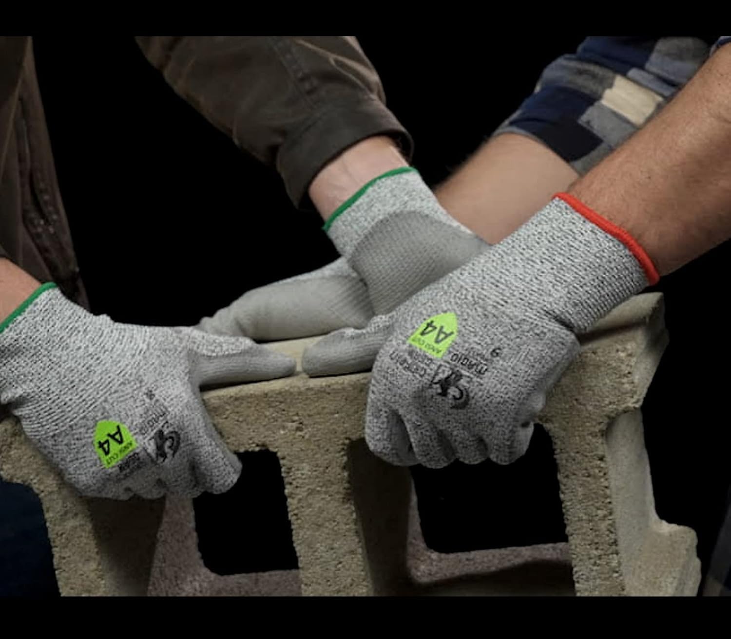 MAGID GPD45 GPD45 GPD4529 12 paires de gants de travail résistants aux coupures en polyuréthane et nitrile 9/L