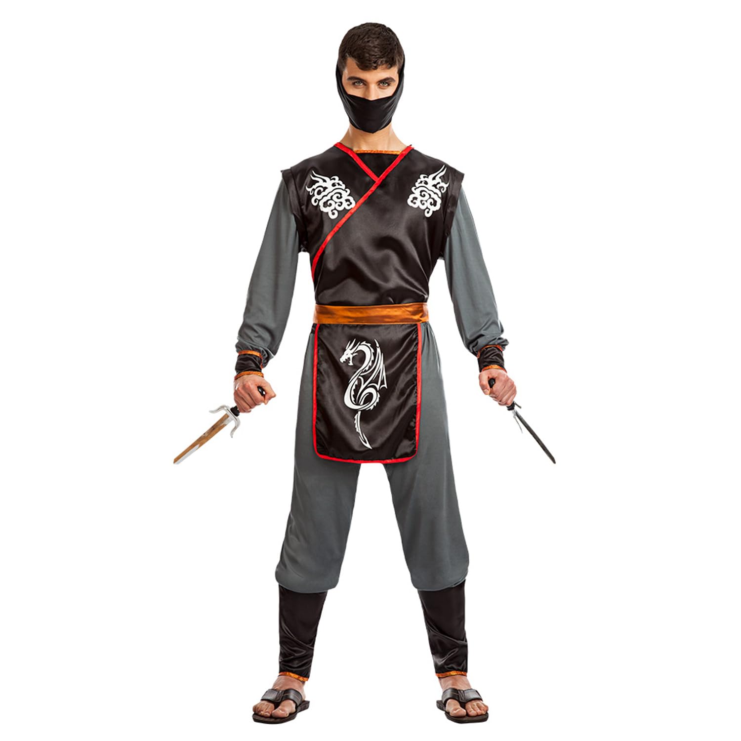 Boland 84169 Adult Ninja Fugu Costume, Multicoloured, S