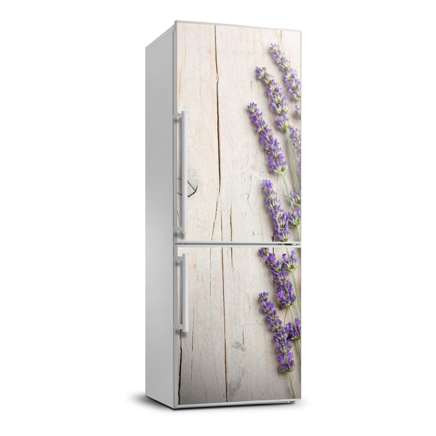 Película autoadhesiva lavanda de gran formato 70x190 cm de fácil colocación limpia