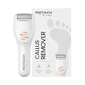 PROTOUCH Bliss Callus Remover | Rechargeable Electric Foot Scrubber for Dead Skin & Cracked Heels | 3 Roller Heads, 2 Sp