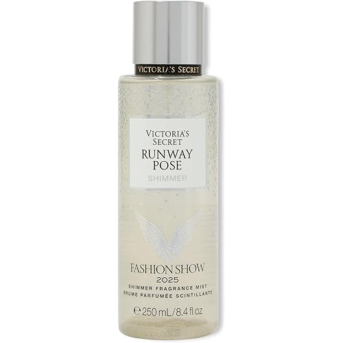 Victoria's Secret Fashion Show Runway Pose Shimmer Fragrance Mist, Body Spray for Women (8.4 oz)