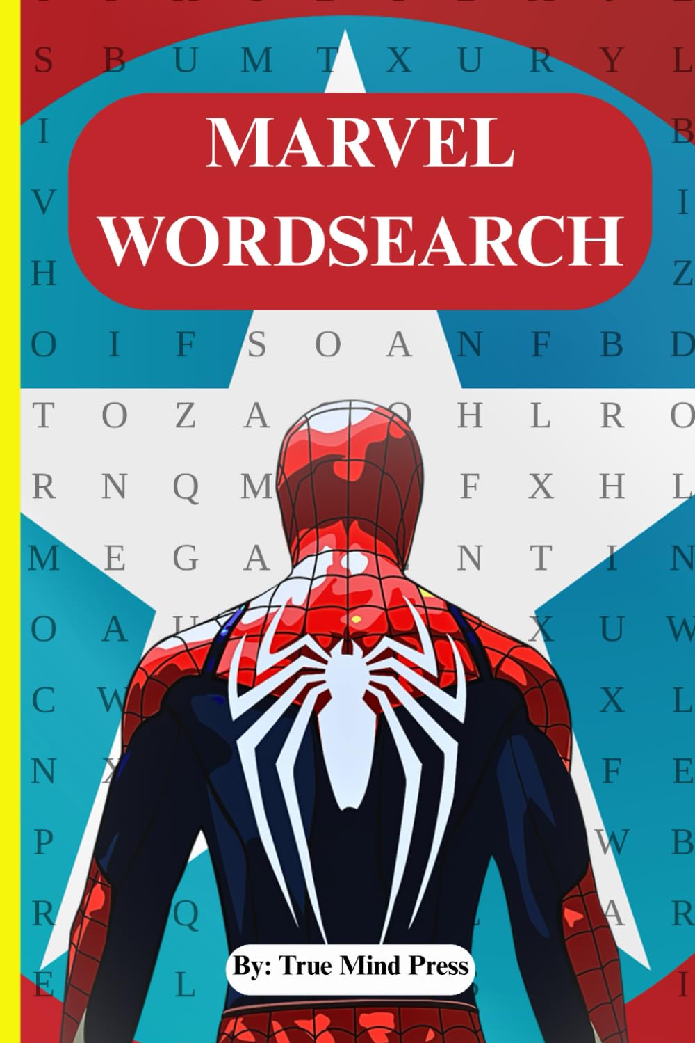 Marvel Wordsearch: Find the Heroes and villains, Solve brain-teasing Puzzles, Explore many themes across the Marvel Universe