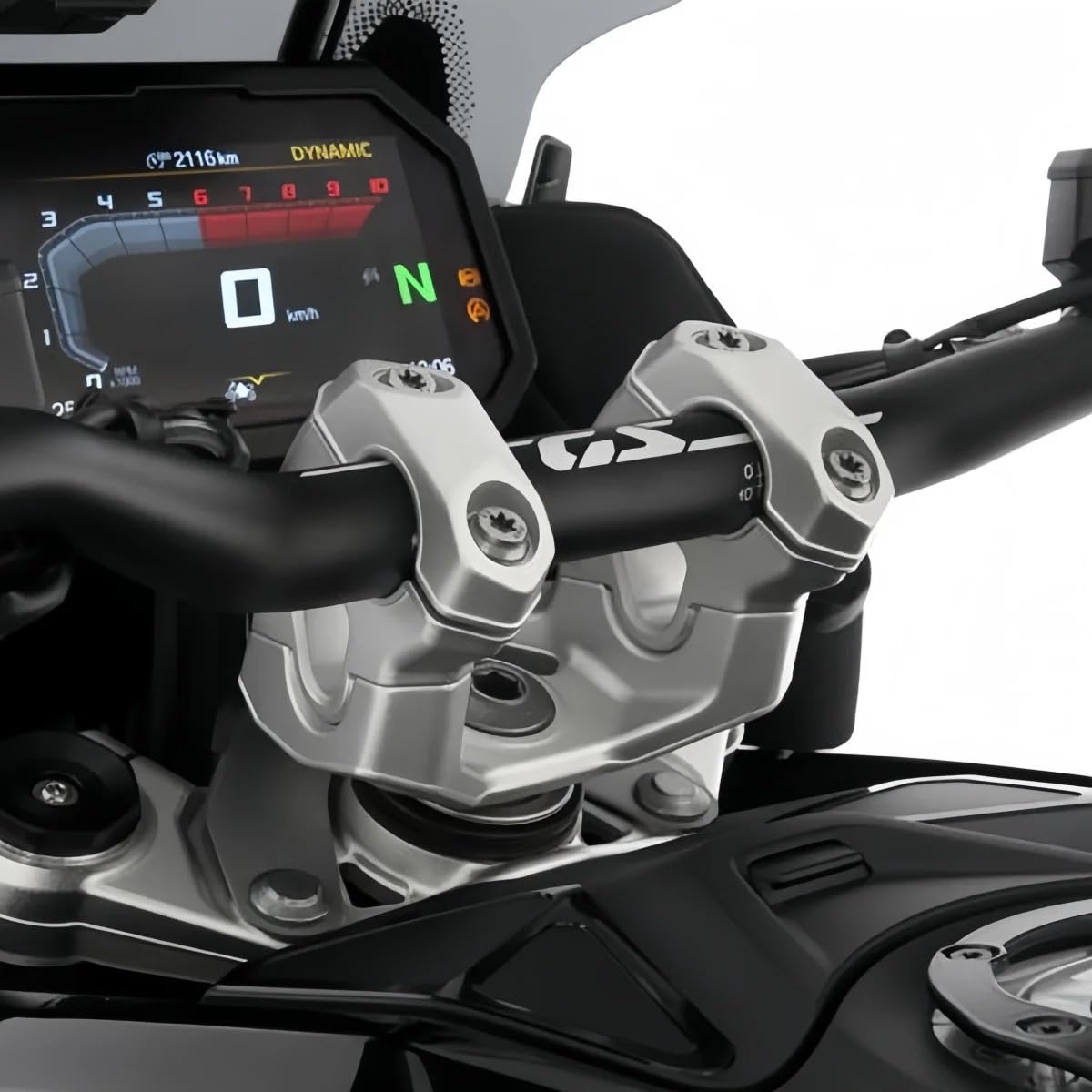 Motorcycle handlebar risers Pasuje do BMW R1300 GS ADVENTURE przesunięcie kierownicy R 1300GS GS1300 ADV akcesoria zacisk do podnoszenia przedłużenie Adapter 2024(Black)