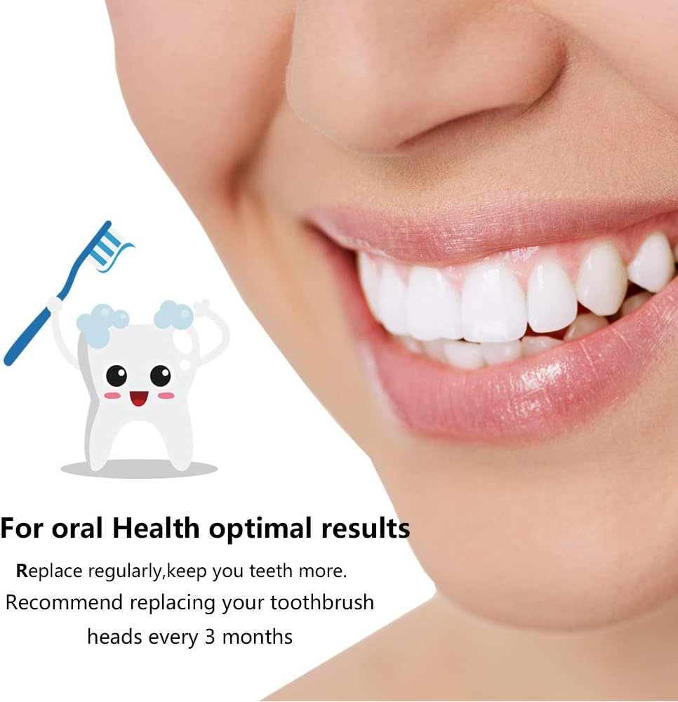 Graphic recommending replacing toothbrush heads every 3 months for optimal oral health.