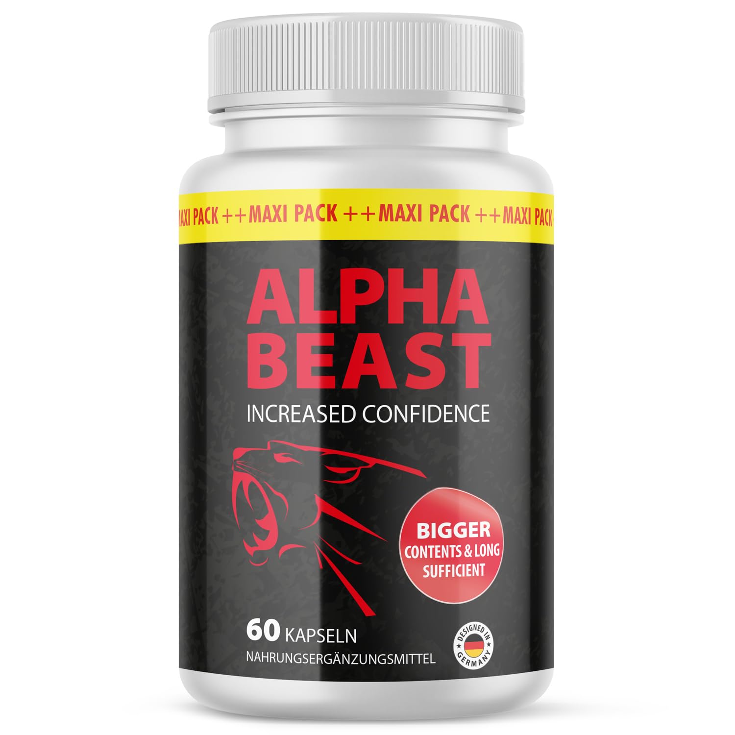 Alpha Beast Kapseln | für intime Momente | mit hochwertigen Inhaltsstoffen | 60 Kapseln