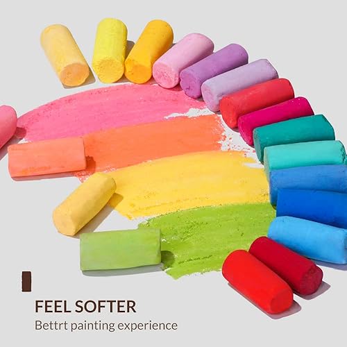 Miniatura 7 de Paul Rubens Pasteles suaves profesionales, hechos a mano, 72 colores vibrantes, suaves y de alta adherencia para pintar, dibujar, mezclar,