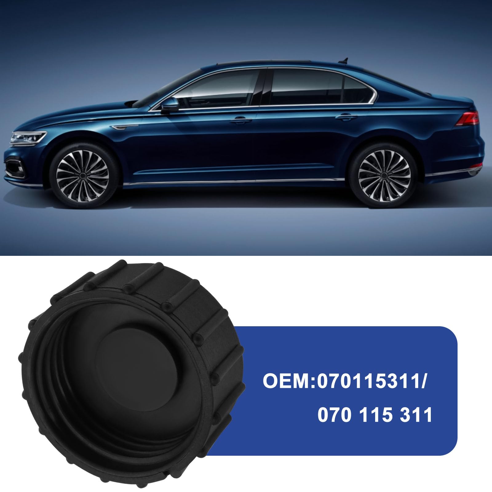Lot De 2 Bouchons De Remplissage D'Huile Moteur - Compatible Volkswagen Transporter T3 T4