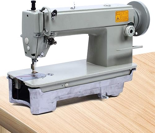 Miniatura 5 de Máquina de coser de cuero industrial, punto de bloqueo resistente de material grueso para coser camisas, trajes, jeans, chaquetas de cuero, faldas,
