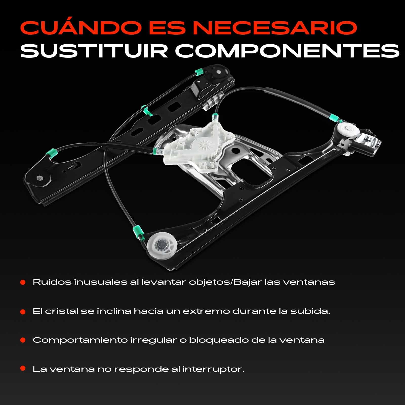 Frankberg Regulador de ventana eléctrico sin motor delantero izquierdo