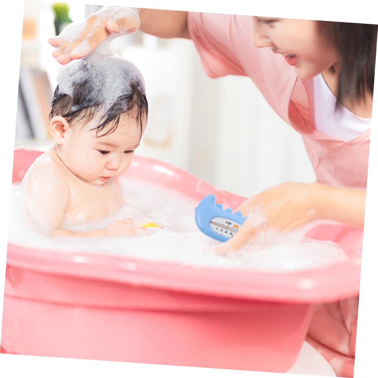 Yardwe 5 Ensembles Thermomètre Température Du Bain De Bébé Outil De Mesure De La Température De La Piscine Outil De Mesure De La Température De L'eau Pp Ciel Bleu 2 Pièces * 5
