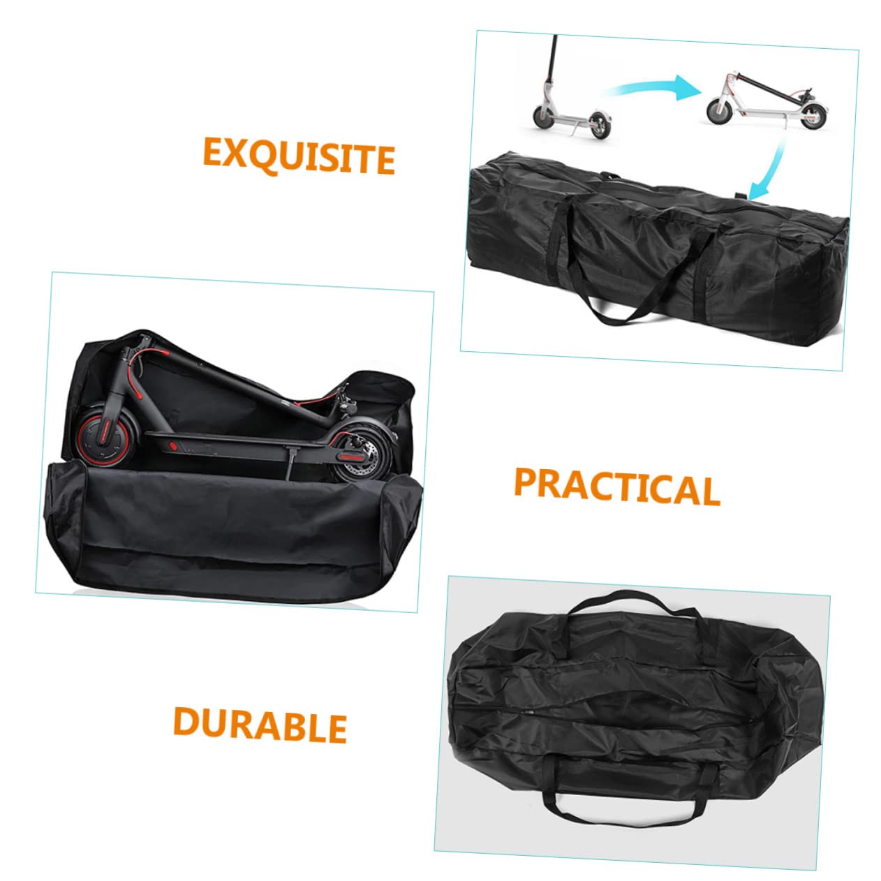 Toddmomy Waterproof Scooter Storage Bag Shoulder Bag Design Portable for Standard Skateboard