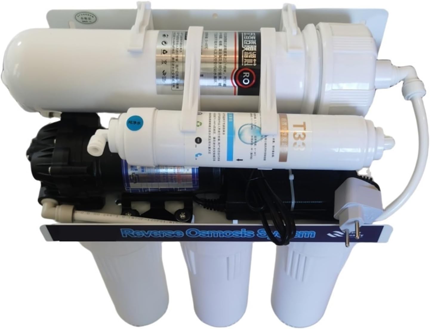 800 GPD Level 5 Filtering RO Reverse Osmosis System Filter System， Aquarium Filter System 3013-800G Water Purifier