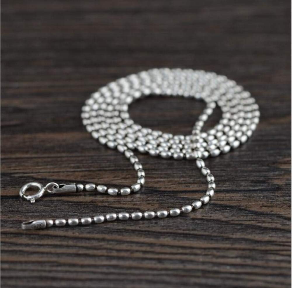 Collar Vintage de plata S925 para mujer, concha budista, grabado creativo, clásico, elegante, regalo único con personalidad, Unisex
