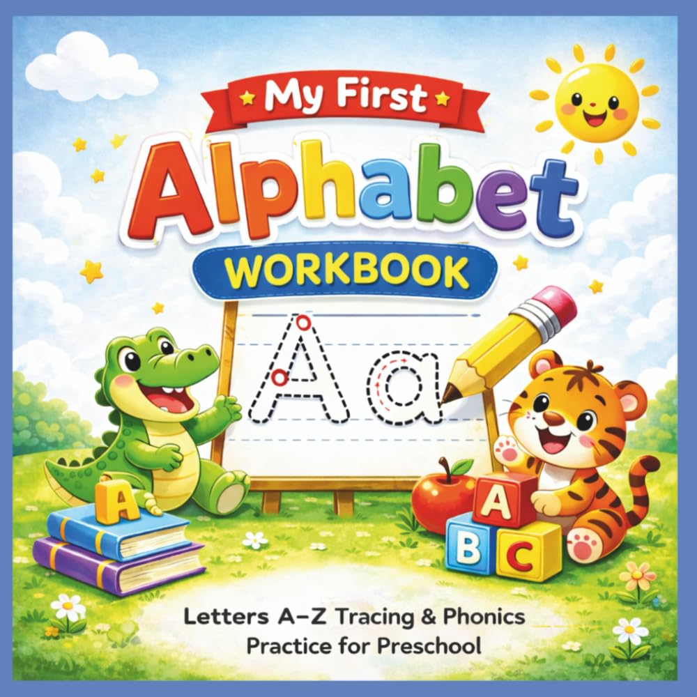 My First Alphabet Workbook: Letters A–Z Tracing & Phonics Practice for Preschool (My First Learning Workbook Series)