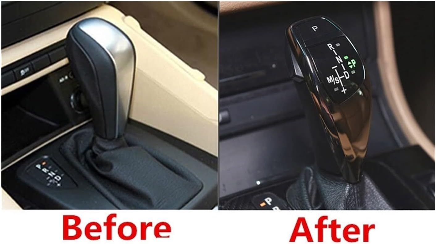 59 以上節約 シフトレバー 車 Led 自動ギアシフトノブヘッド Lhd B Mw E90 E91 E92 E93 E84 E81 E E46 E60 E61 シフトレバーノブと互換性あり 車の部品 Lcoo Edu In