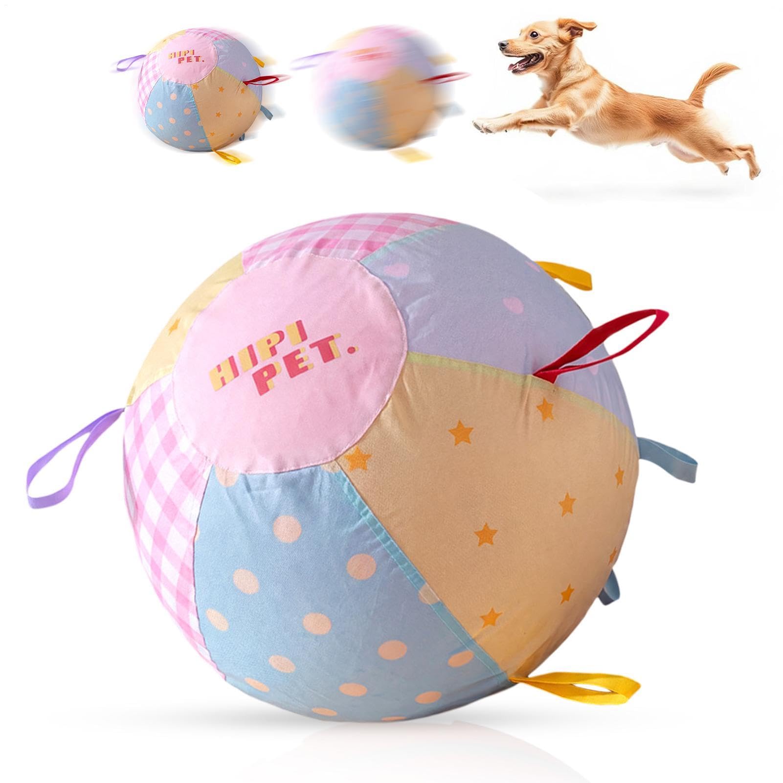 Generisch Nadmuchiwana piłka dla , zabawka interaktywna | Outdoor Play Dog Herding Ball for Puppy Small Medium Large Keep Busy Boredom Travel Outdoor Yard