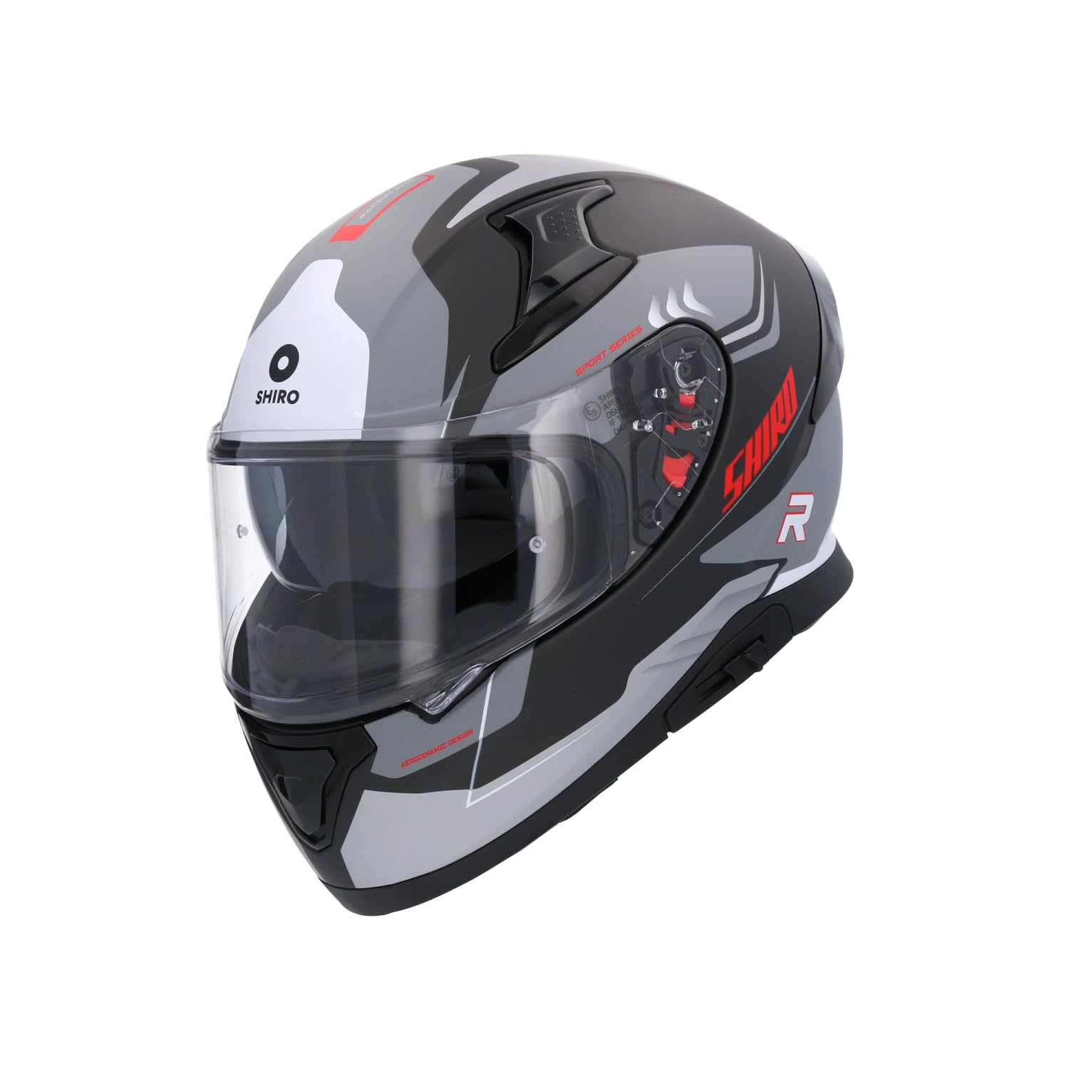 BI ESSE Casco da moto integrale in fibra di carbonio con visiera parasole Casco da moto per uomini e donne Casco da equitazione alla moda, casco da moto off-road per adolescenti
