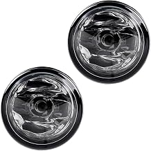 1 Pair Front Bumper Fog Lamps with H11 Halogen Light Bulbs Compatible with Nissan Cube Juke Murano Quest Rogue Versa