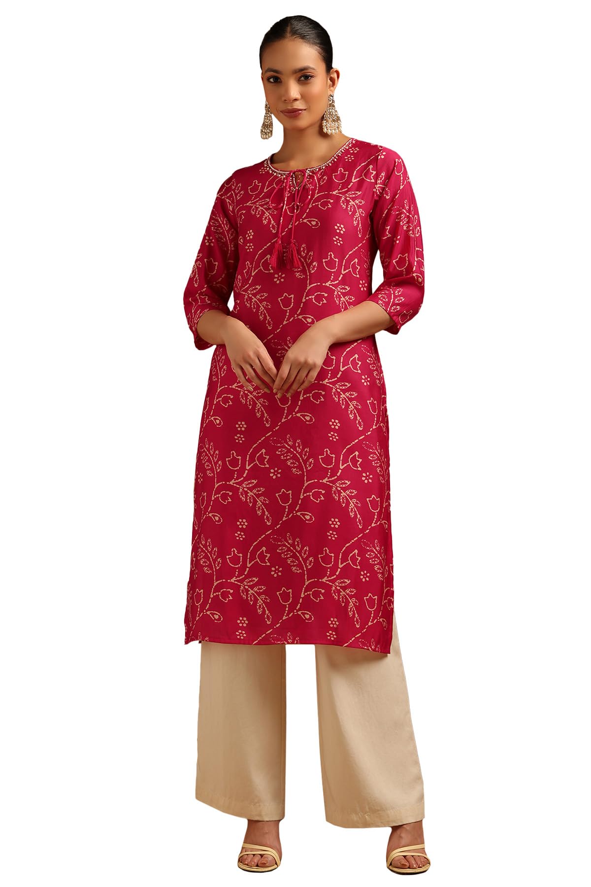 Kurta Chanderi Soch tunique botanique pour vos soirées - 6