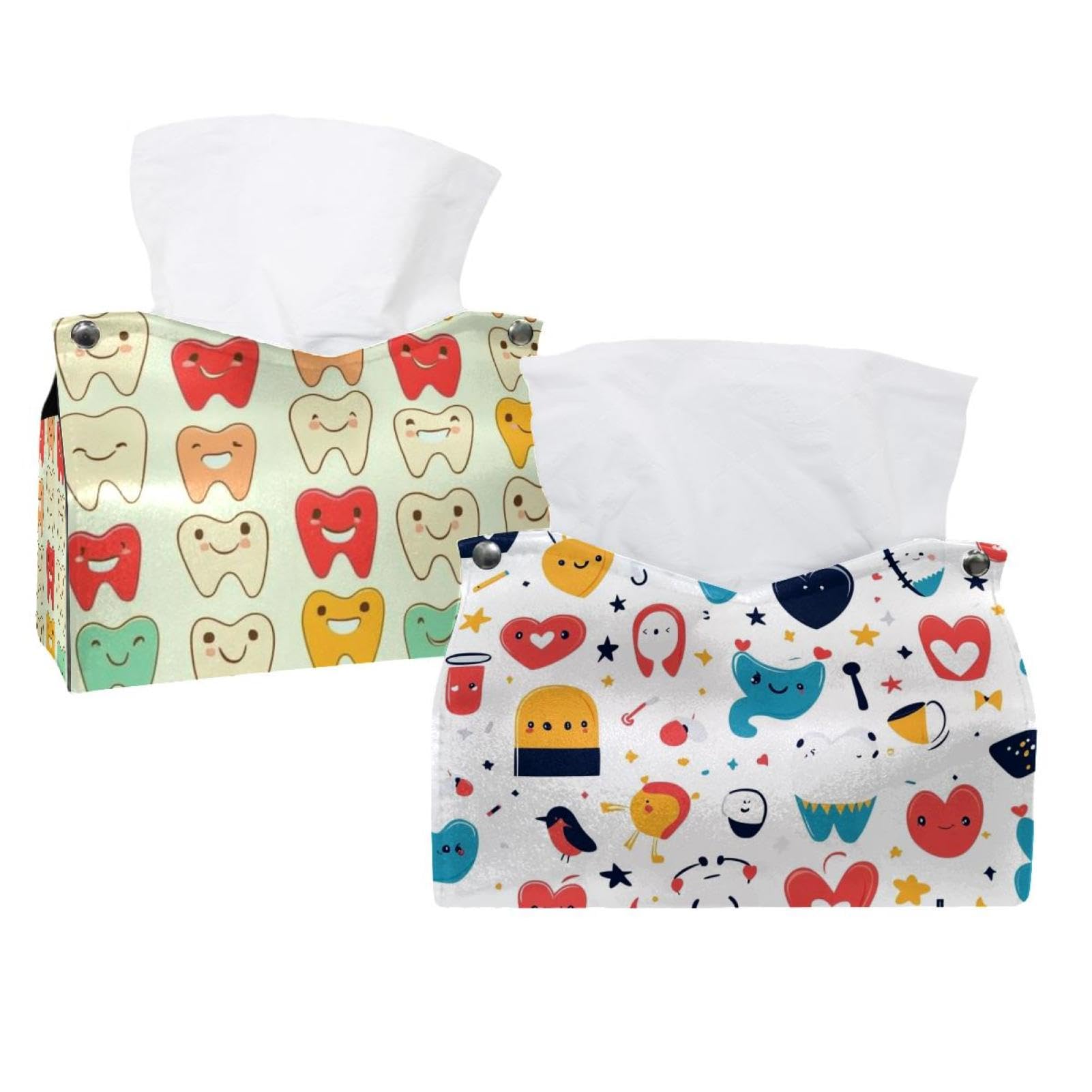Boîte à mouchoirs dentaires mignonnes pour apporter de la douceur sur votre coiffeuse