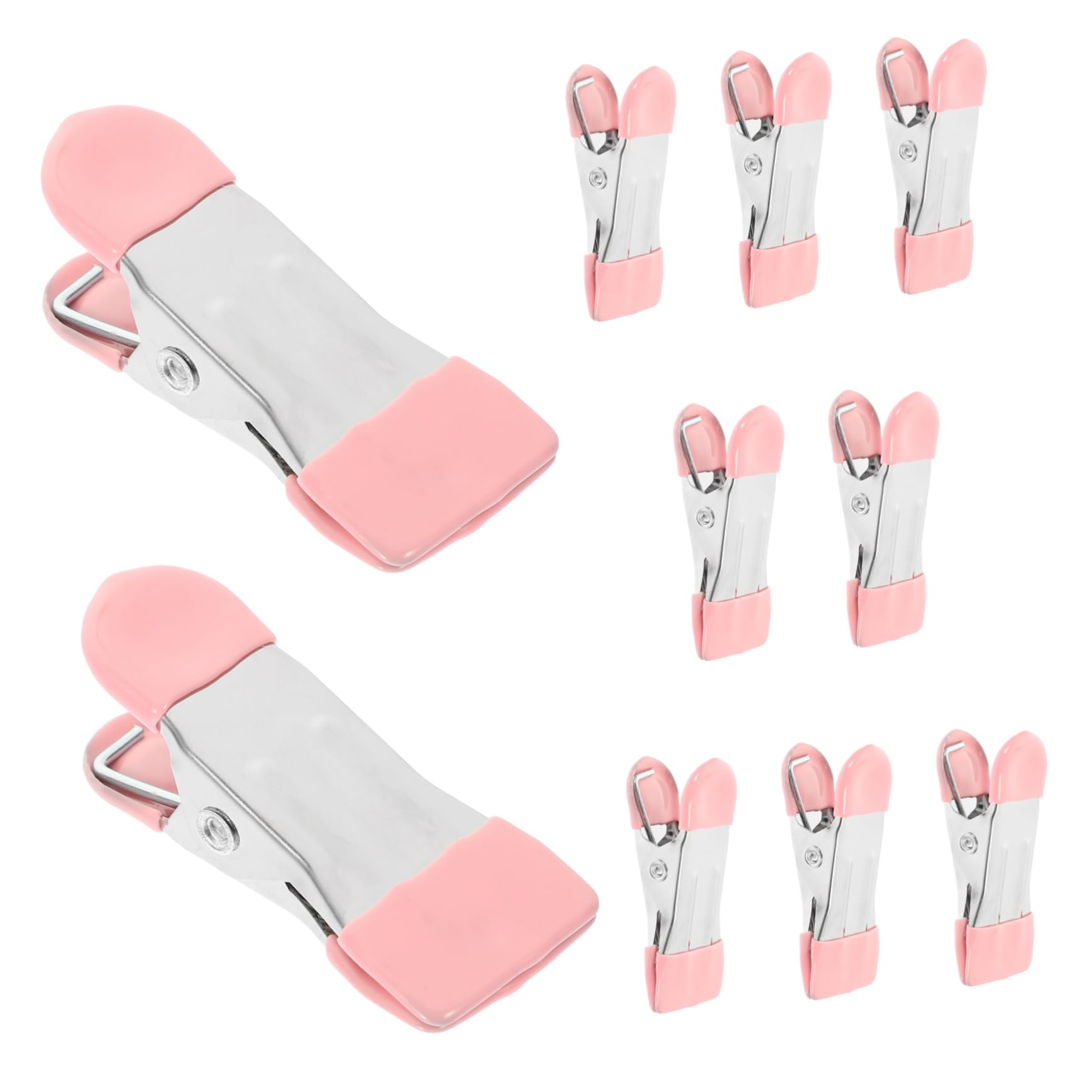 Cabilock 4 Sets Vielseitige Lebensmittelklammern Clip Haken Zum Aufhängen Für Wäsche Stabile Taschenklammern Für Chips Handtuchklammern 10 Stück * 4