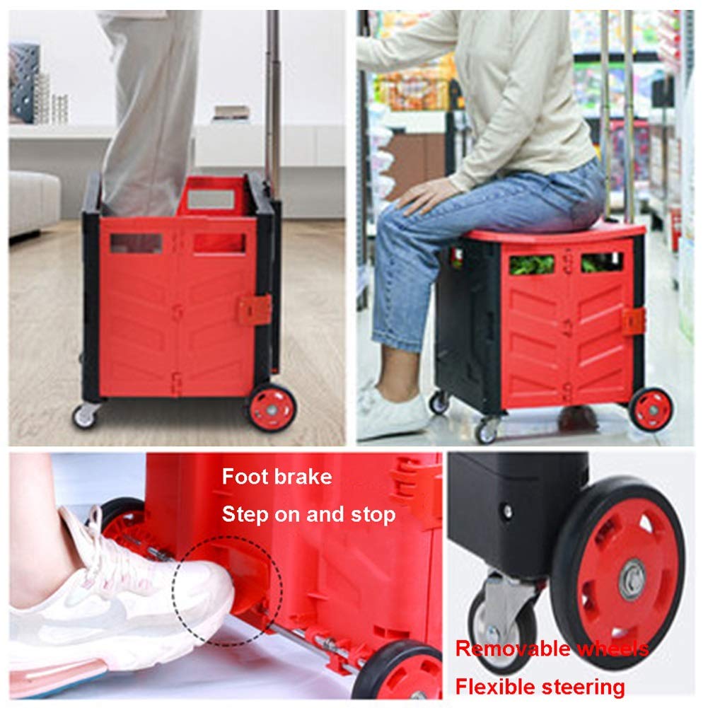 Amazon.co.jp: 折りたたみ式コンテナキャリー 折りたたみみ式