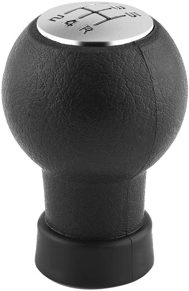 Shift Knob 5 Speed, Manual Suzuki Sx4 Car Gear Shifter Knob Stick Head Lever for Suzuki Swift SX4 2005-2010 Black