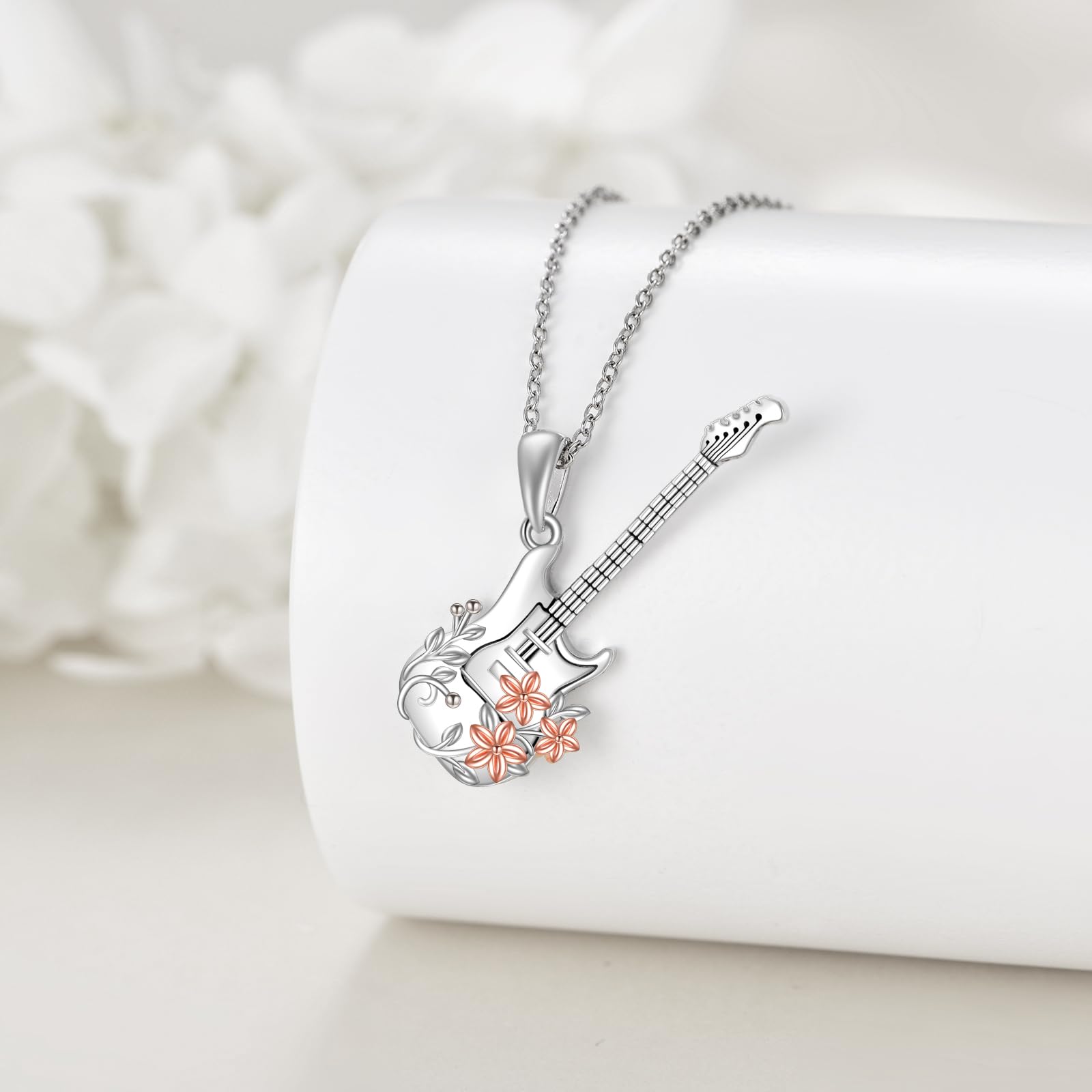 YFN Collana con ciondolo musicale in argento Sterling, gioiello musicale per donne e ragazze, regalo musicale per musicisti