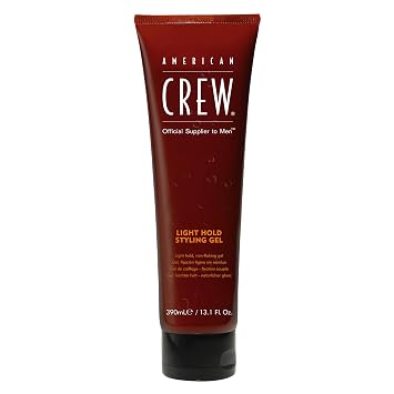 American Crew Mens Hair Gel, Light Hold Styling Product, 13.1 fl oz