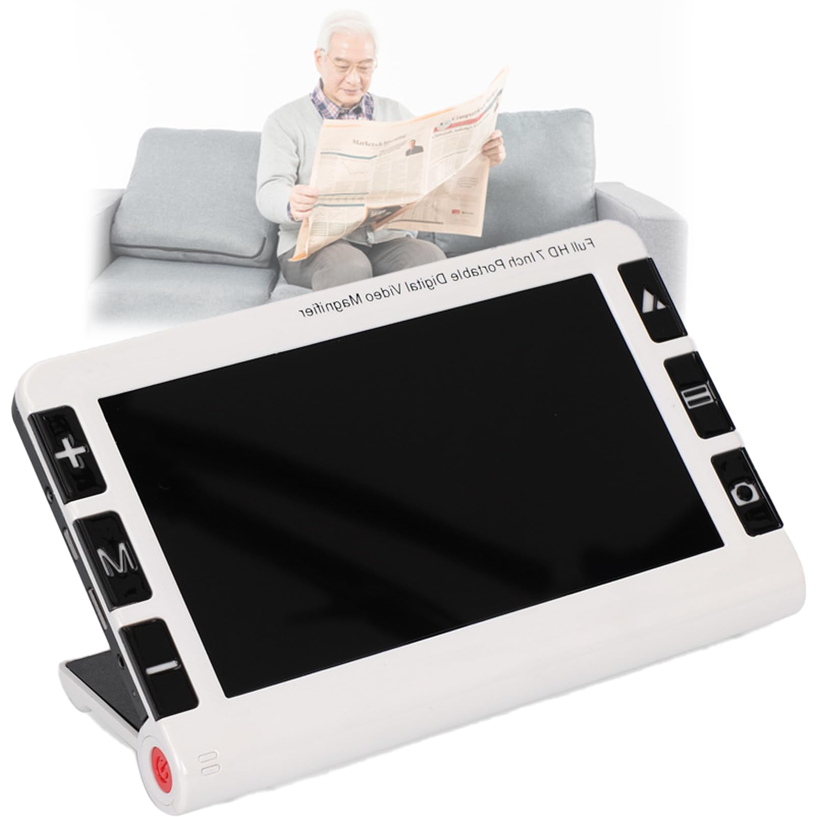 Lupa de lectura digital para personas con discapacidad visual en el hogar