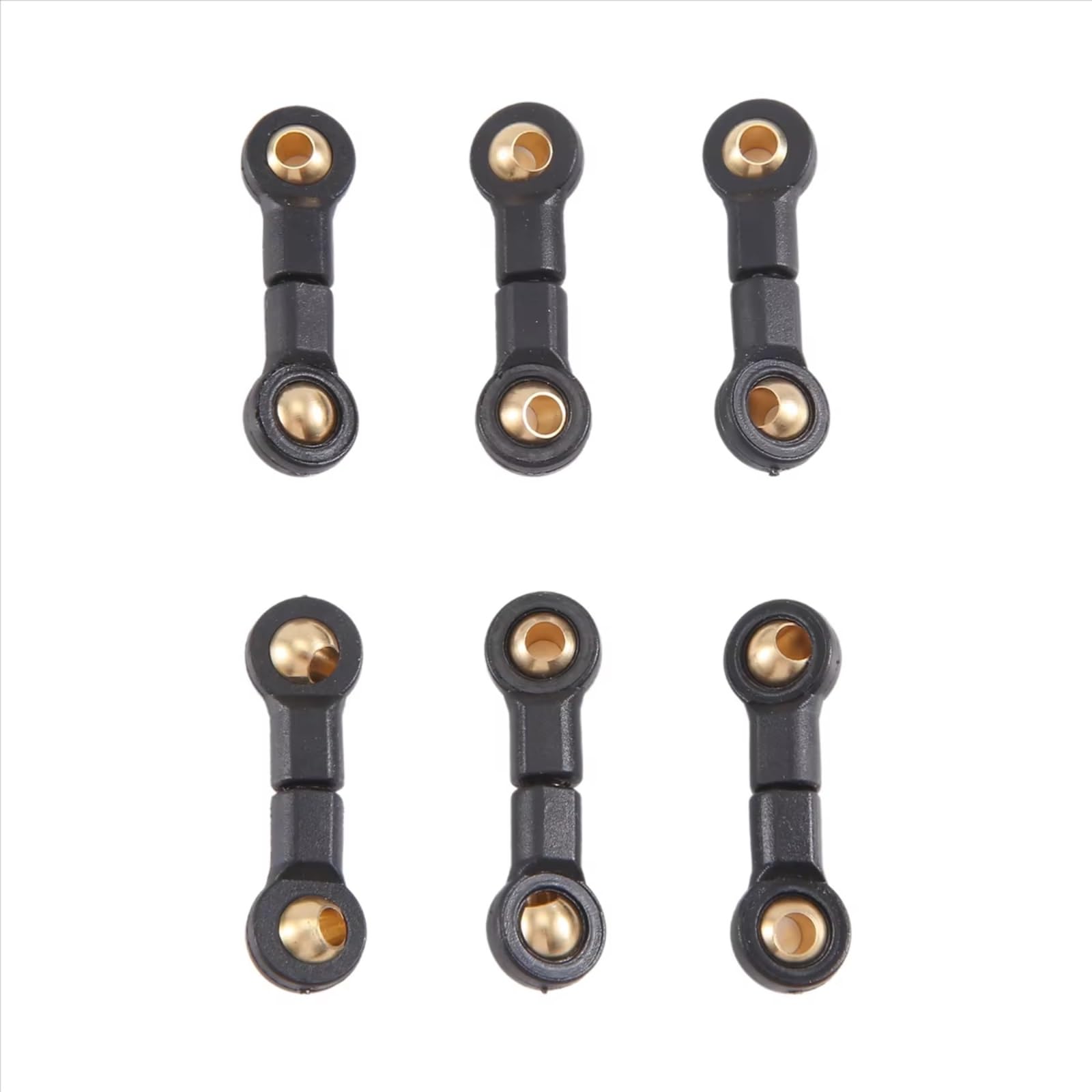 Rc Special Connecting Rod for B16 B36 6Pcs Connector Links Rod Rear Axle Seesaw Ball Rod RC Car Tracked Vehicle Parts and Accessories Upgrade Replacement and Use