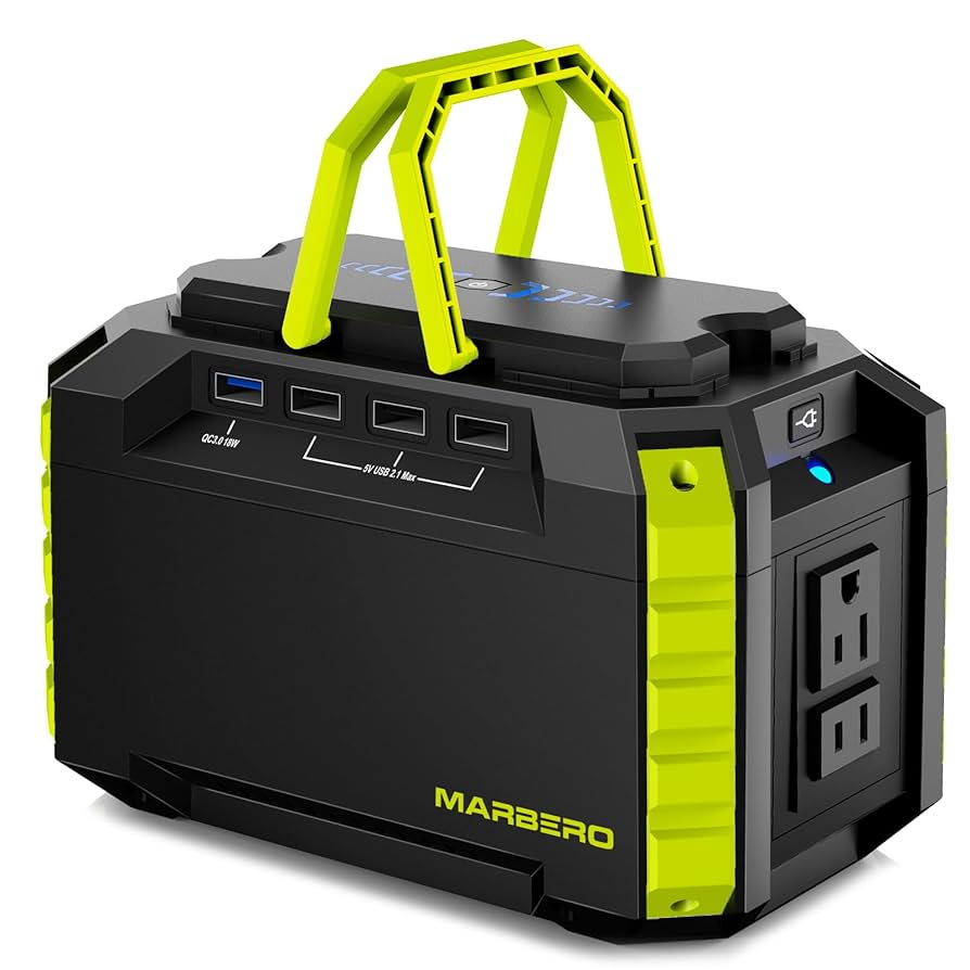 MARBERO ポータブル電源 Amazon.com: MARBERO Portable Power Bank with AC Outlet, Peak