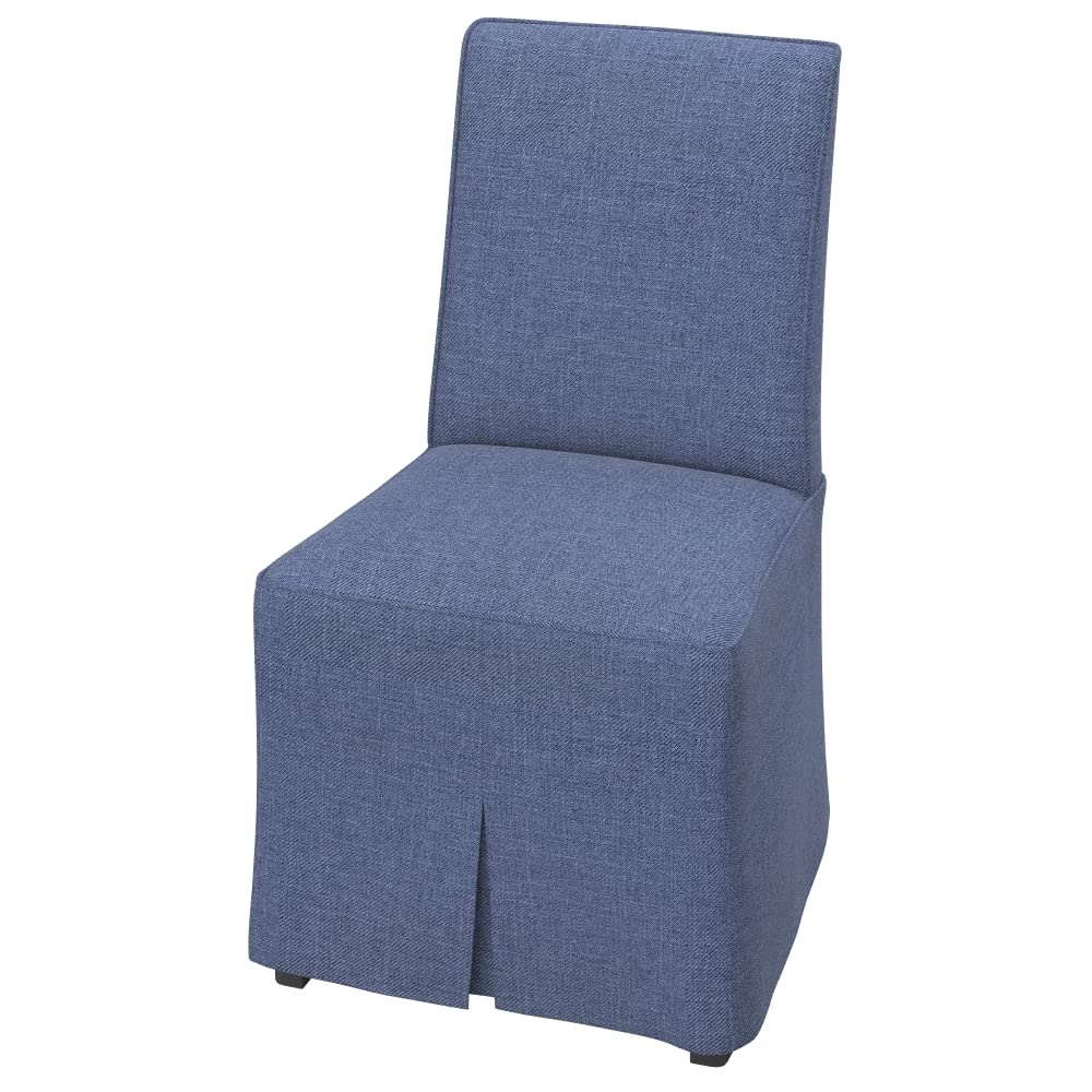Soferia Replacement Compatible Cover for Bergmund Chair (Long Cover), fabric Naturel Blue