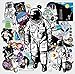 Astronauta dibujos animados personalidad pegatina universo NASA espacio equipaje maleta portátil impermeable ins45PCS