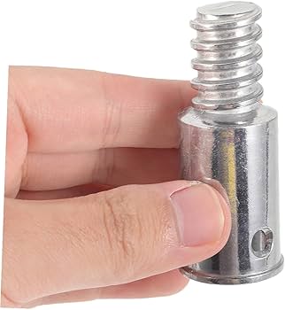 Housoutil Threaded Aluminum Alloy Broom Handle Tip 25mm Diameter With Stainless Steel Sleeve Threaded End Replacement For Extension Pole Accessories Cleaning Tools