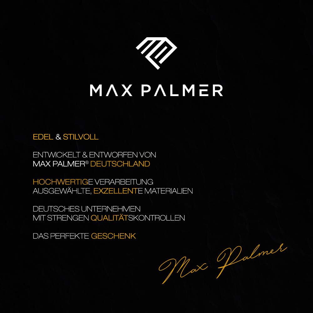 Max Palmer - 3 Paar Ohrstecker Set mit Swarovski Kristall