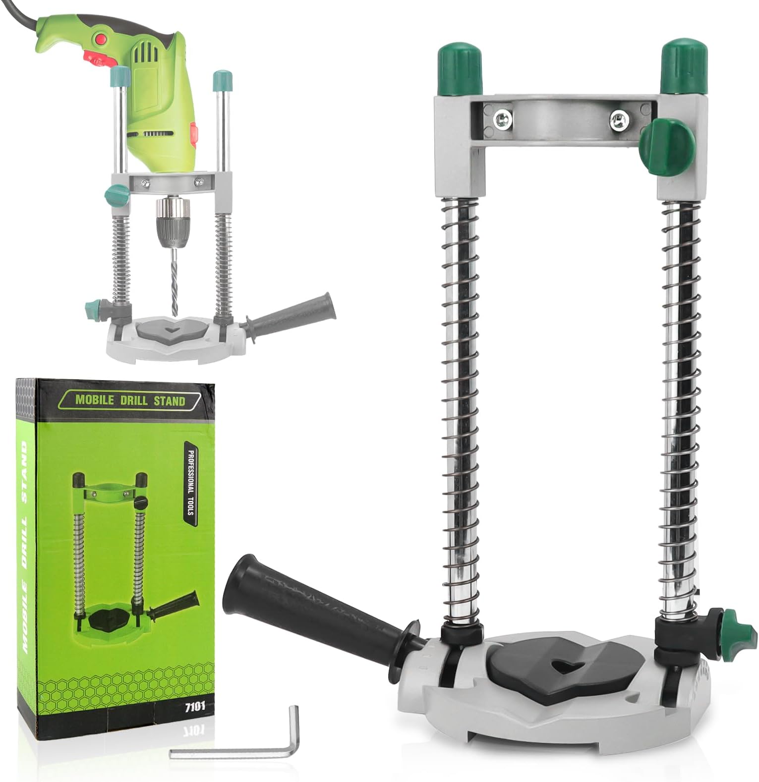 Bohrmaschinenständer 15x6.5x29cm - Mobile Bohrführung Mit 45-90° Einstellung