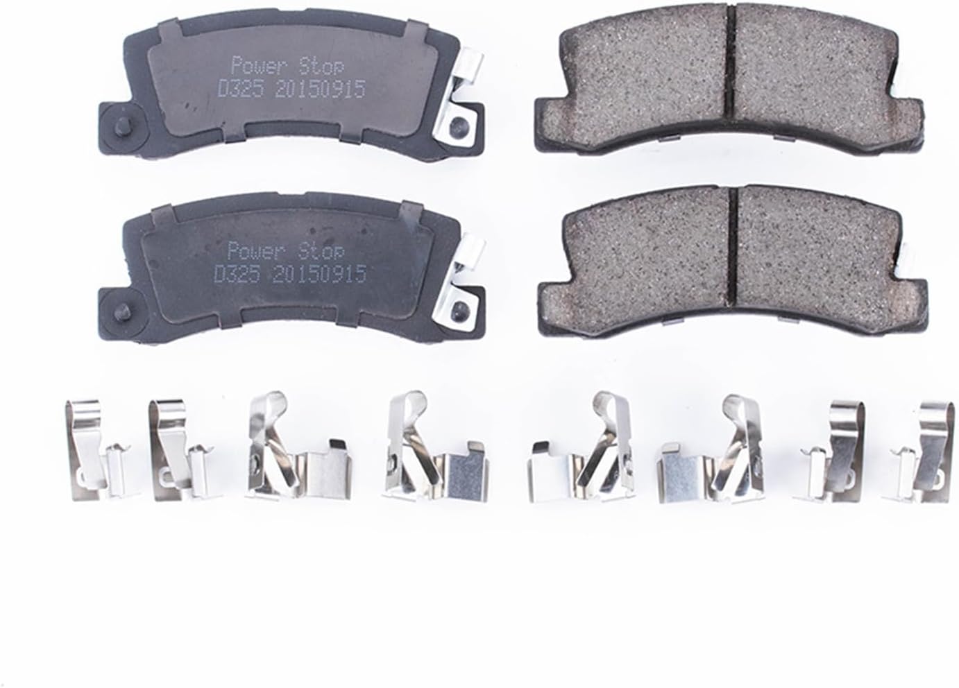 PowerStop Rear Brake Pads For Geo Prizm 1990-92 |Lexus ES250 1990-91 |ES300 1992-99 |RX300 1999-03 |Toyota Camry 1988-99 - Z17 Ceramic Brake Pads With Installation Hardware, 17-325
