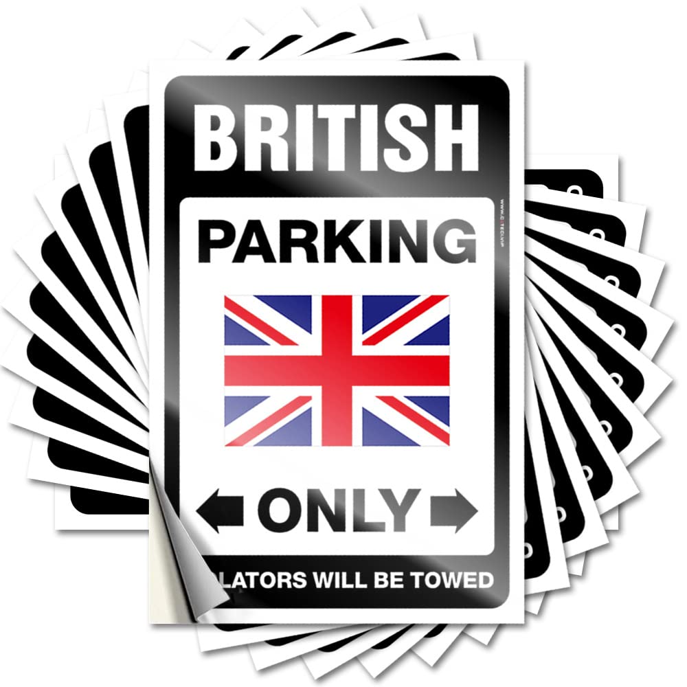 Sticker Goods | Funky Bumper British Parking Only for Birthday(12X18CM)
