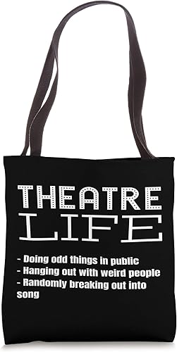 Theatre Life Funny Theater Actor Actriz Director Manager Bolsa de mano