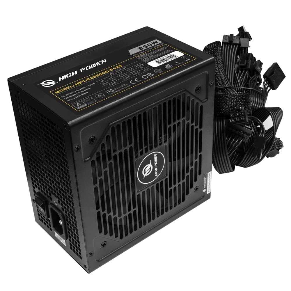 850W PCIE 5.0 対応 80PLUS Gold認証 ATX 3.0 Amazon.com: HIGH POWER 850W Power Supply 80 Plus Gold
