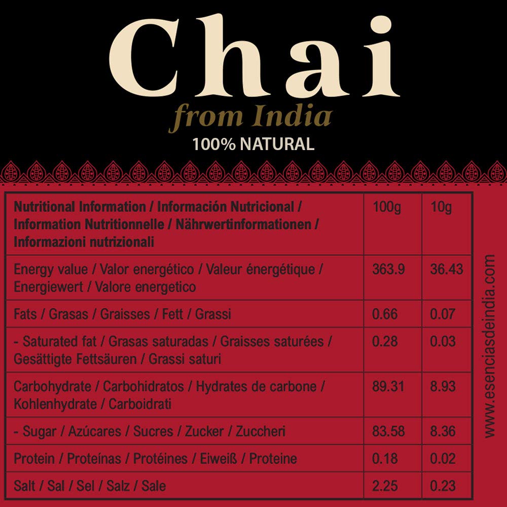 Chailatte instantaneo con masala ESENCIAS DE INDIA doypack 300g