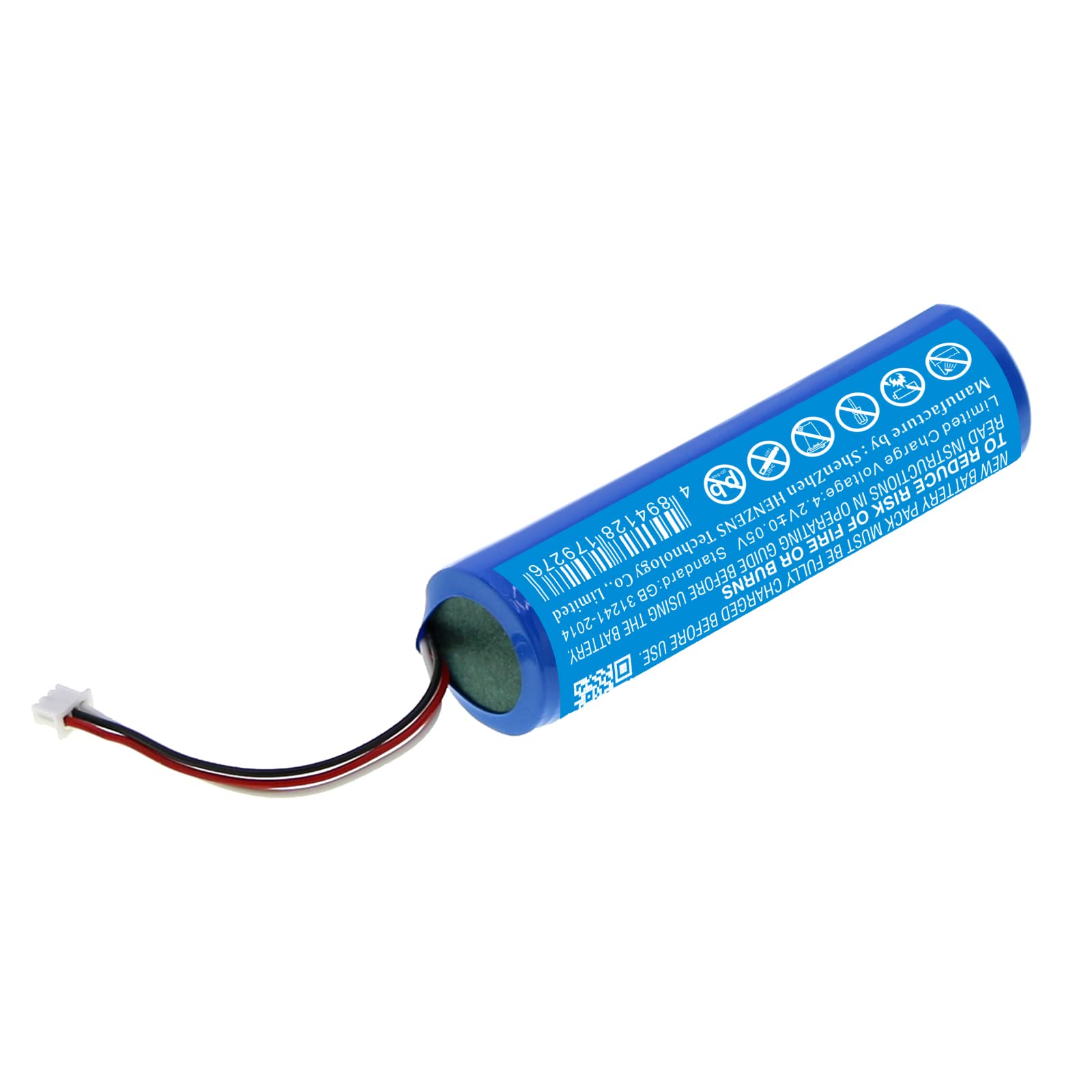 3.7V 2600mAh Batterie Compatible avec Philips Avent SCD835/26, Avent SCD833/26, Avent SCD831/26, Avent SCD835, Avent SCD833, Avent SCD831, Part No.1S1PBL1865-2.6