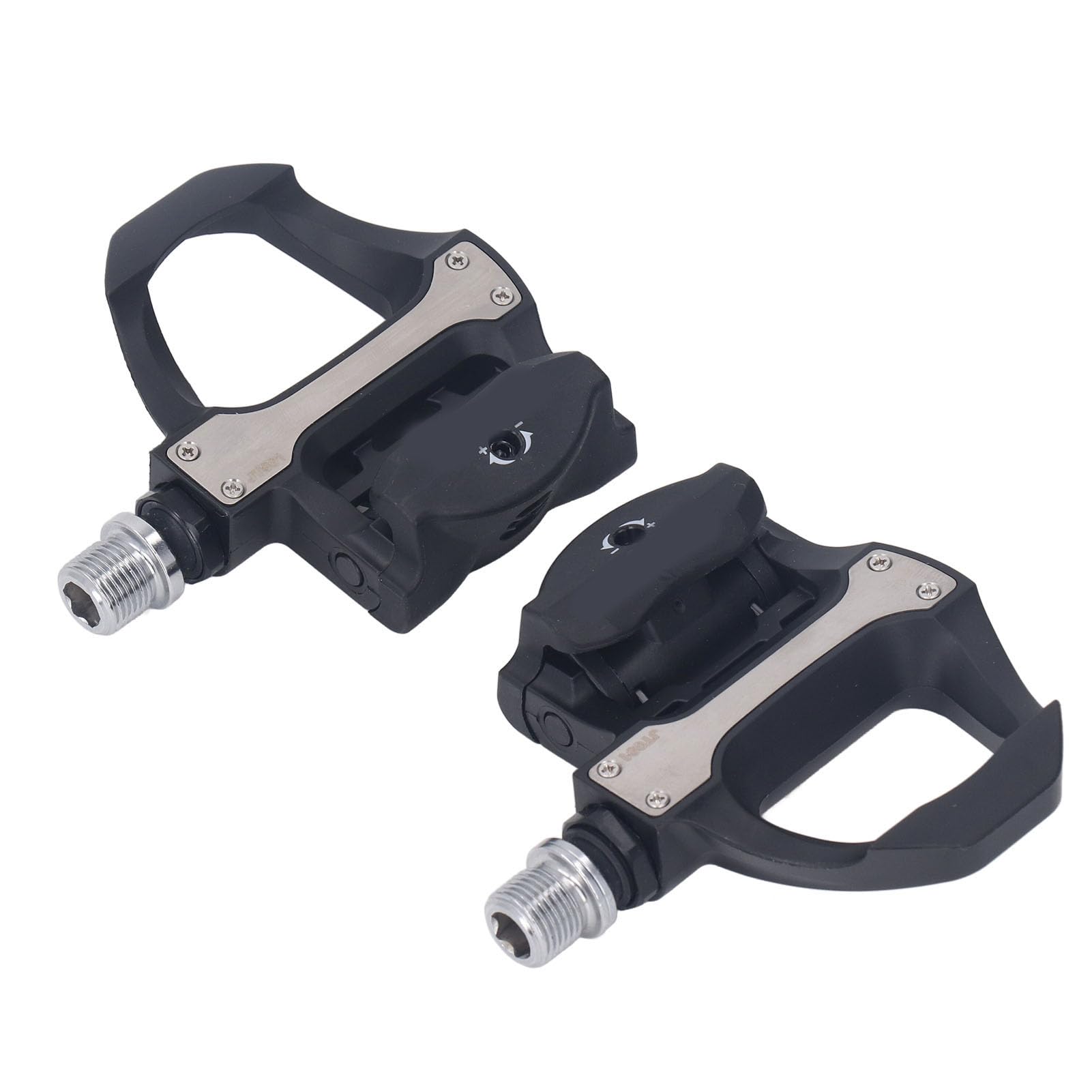 Pedali di bloccaggio con tacchette Set Tacchette con cuscinetti aerodinamici Pedale autobloccante compatibile con il Pedali in nylon leggeri ad alta resistenza per
