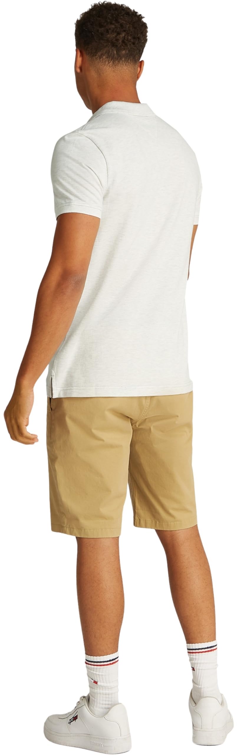 Tommy Jeans TJM Slim Placket Polo EXT S/S Polo Men's, Grey (Grey Htr), XXL – Ansicht 2