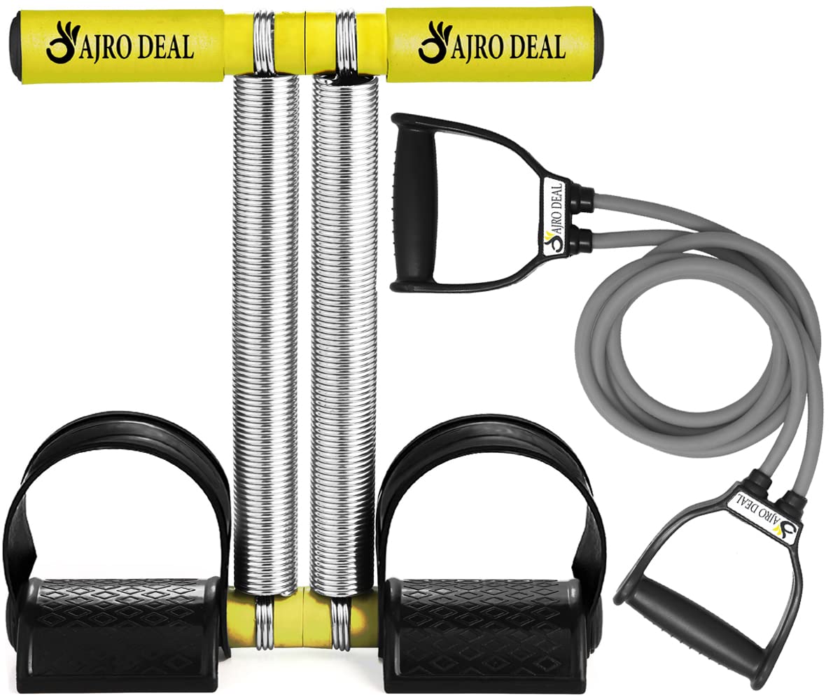 AJRO DEAL Double Spring Tummy Trimmer, Waist Fat Burner, Belly Fat Loss Ab Exerciser | Cardio Stomach Weight Loss | Home Gym Workout Equipments | Fitness kit for Home Exercise for Men & Women's-picture-15