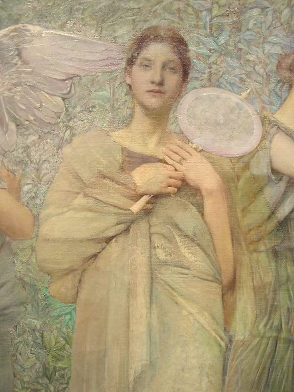 Poster sur toile Wilmer Dewing SERENDIPITP pour habiller un mur vide de 50x70 cm