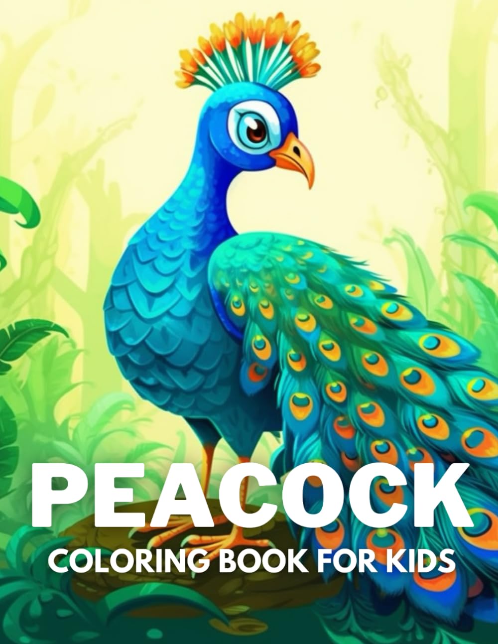 Peacock Coloring Book For Kids: +40 Fun And Easy Drawings Of Cute Peacock To Color For Kids, Boys And Girls Who Love Peacocks, Stressrelief Relaxing Paperback – December 4, 2023