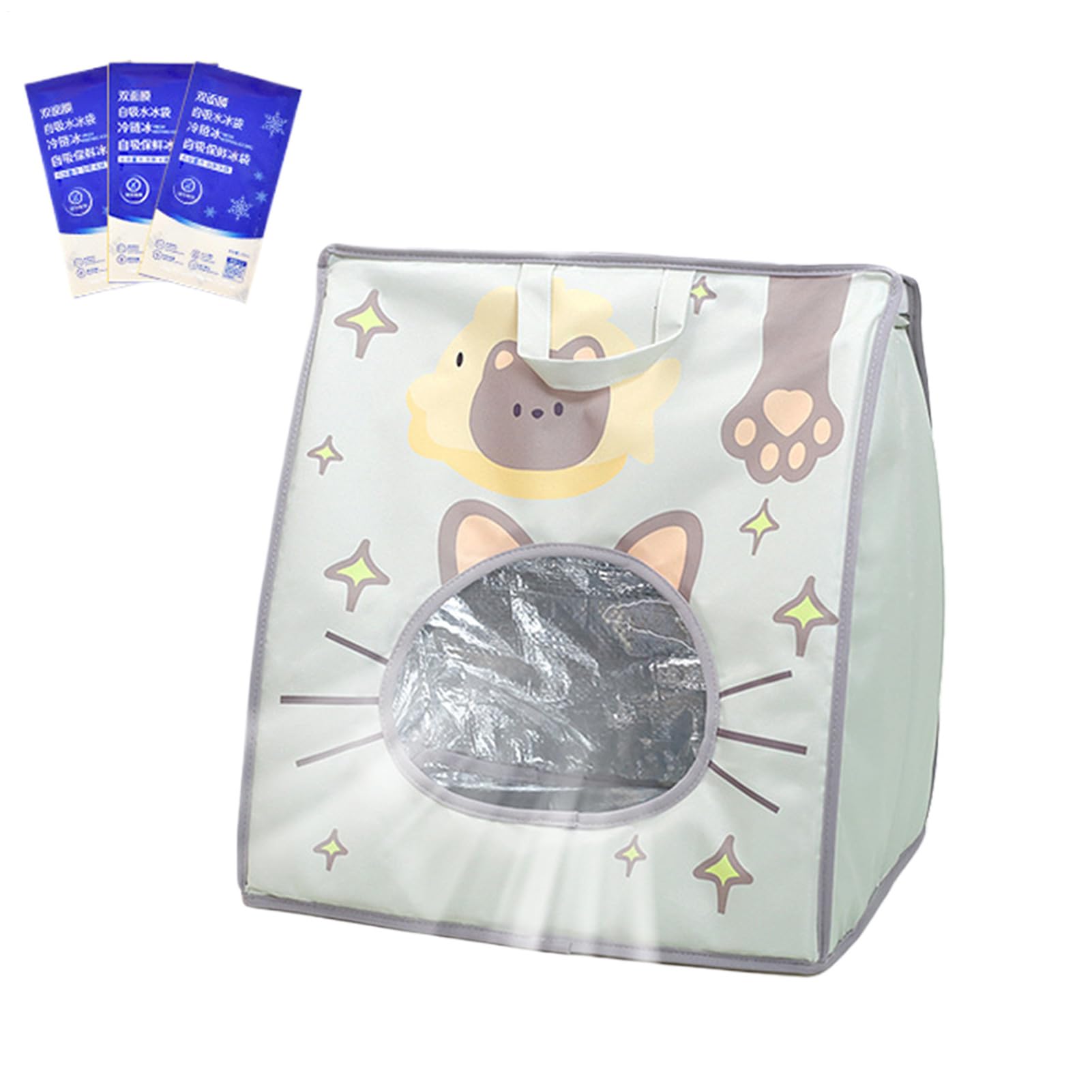 Sac de transport pour chat inclinable contre le stress en voiture